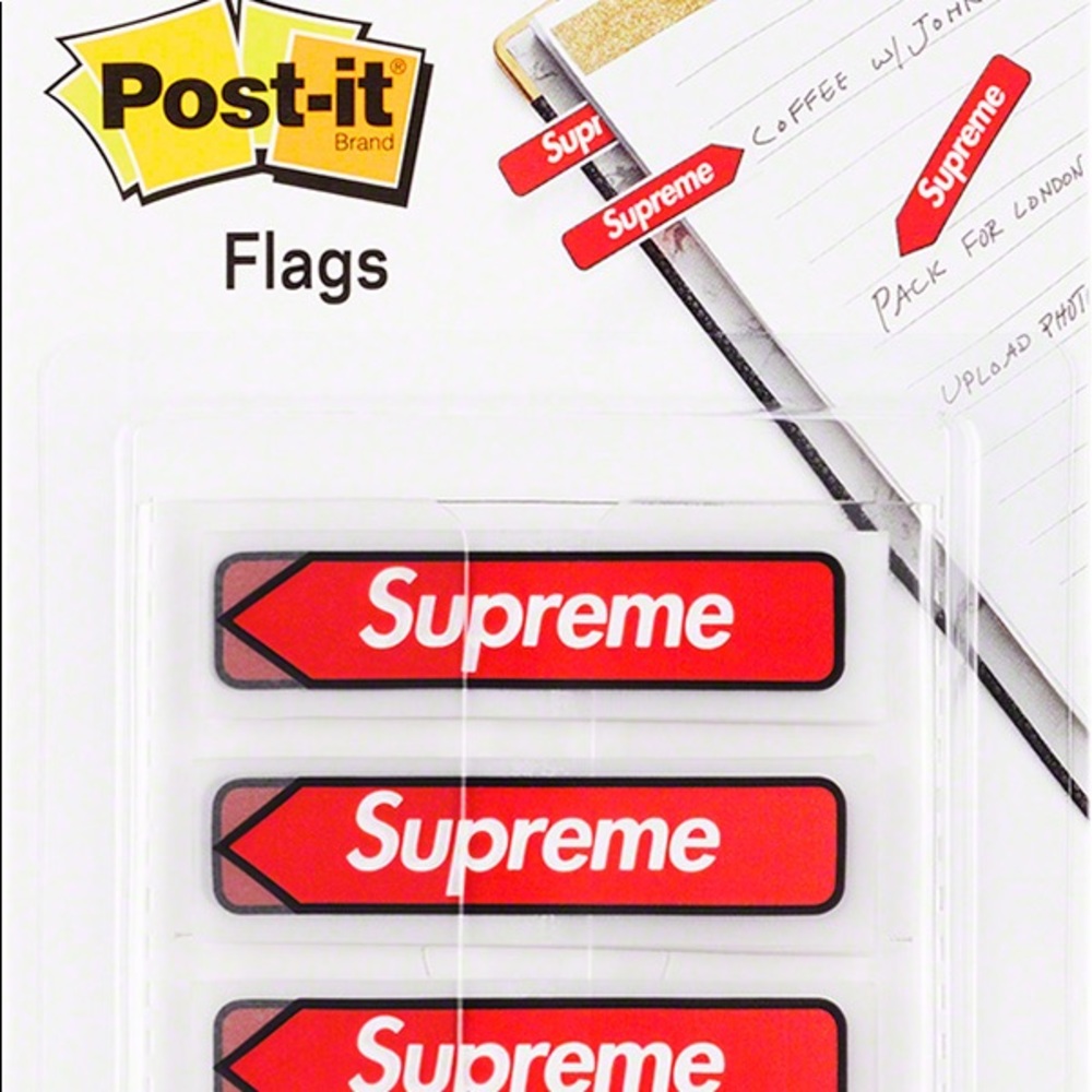 Supreme Post-It Flags - Sticker Included - Picture 2 of 4